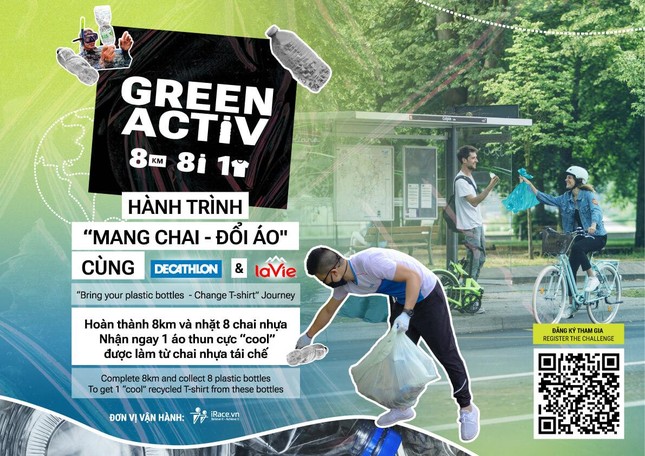 Ngày Làm sạch thế giới: Cùng La Vie và Decathlon “Mang chai - Đổi áo”