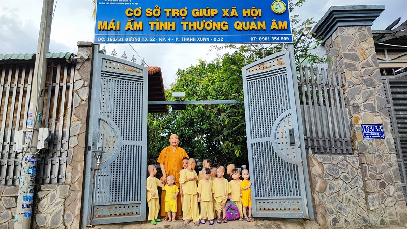 Mái ấm tình thương Quan Âm – Nơi các em tìm thấy tình thương Gia đình.