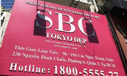 TP.HCM: Thẩm mỹ SBC bị tước giấy phép hoạt động 3 tháng, phạt 47 triệu đồng