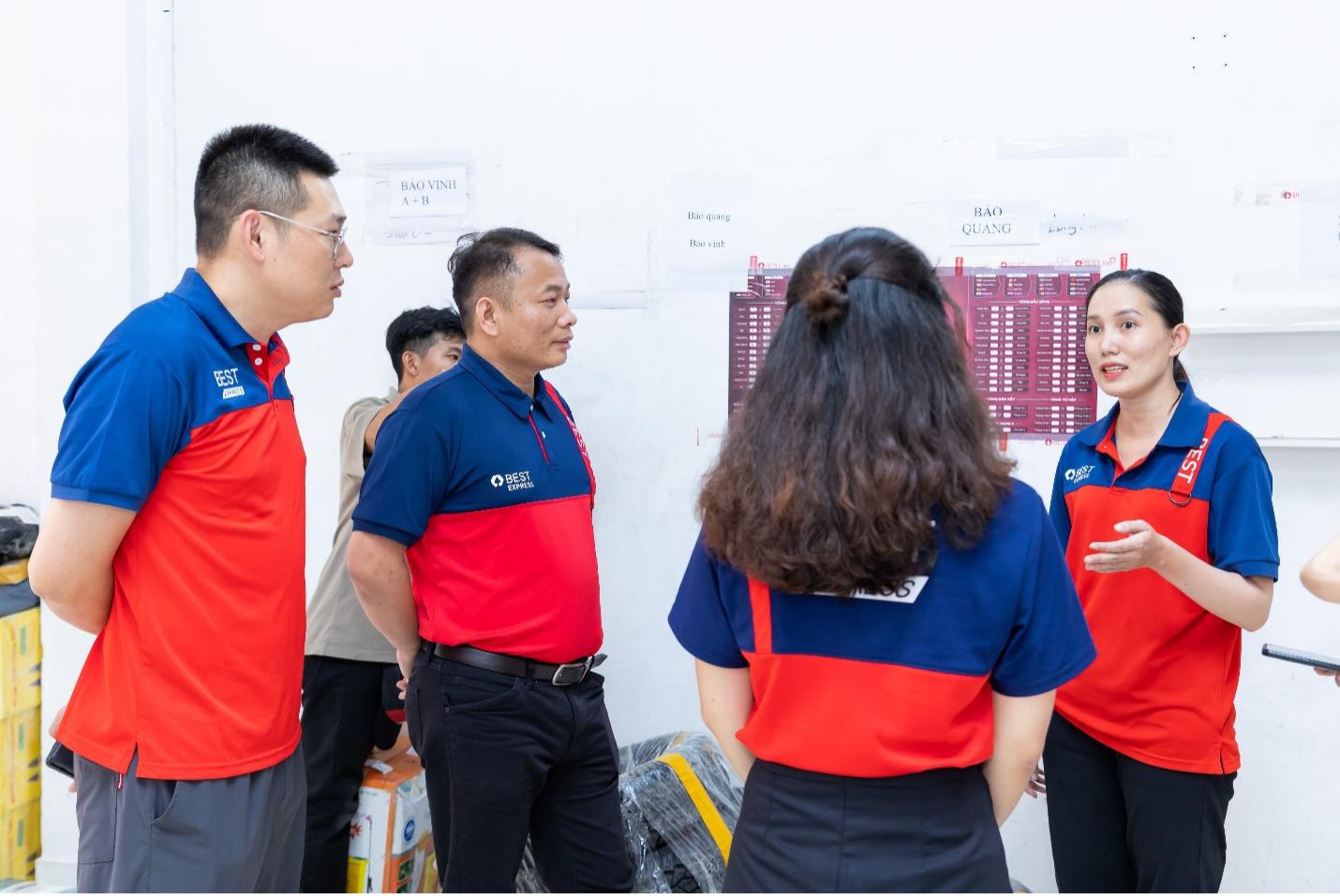 BEST Express thăm các bưu cục nhượng quyền Đông Nam Bộ