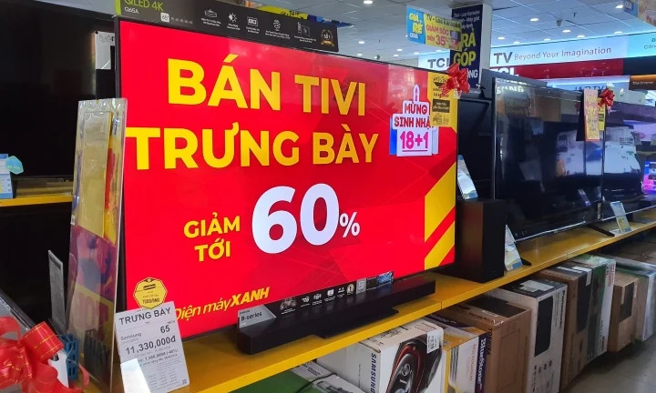 Tivi, tủ lạnh, máy giặt trưng bày giảm cao nhất 80%, có nên mua?