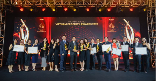 CapitaLand Development chiến thắng bảy hạng mục danh giá tại giải thưởng bất động sản Việt Nam PropertyGuru 2023