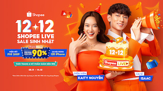 Mừng sinh nhật, Shopee tung ưu đãi giảm đến 90% và loạt chương trình giải trí đặc sắc xuyên suốt 12 ngày trên sóng livestream