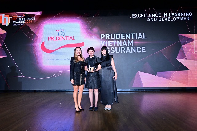 Prudential được nhận giải thưởng HR Excellence Awards 2024 Singapore
