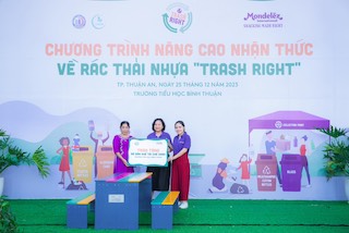 Mondelez Kinh Đô ra mắt sáng kiến “Trash Right” lần đầu tiên tại Việt Nam
