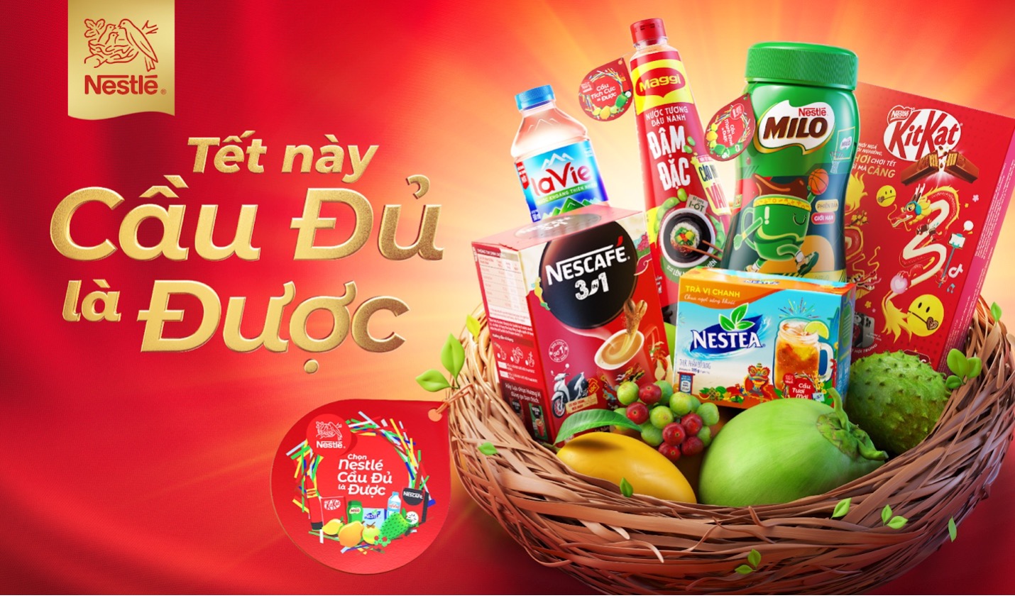 Chiến dịch Tết “Cầu Đủ Là Được” của Nestlé - Nhiều hoạt động ý nghĩa cho người tiêu dùng