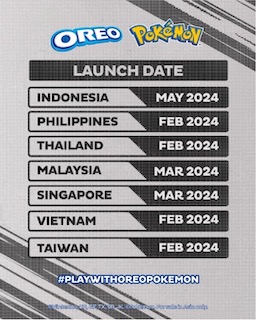 Đón chờ điều bất ngờ ngọt ngào từ Pokémon và OREO trong năm 2024