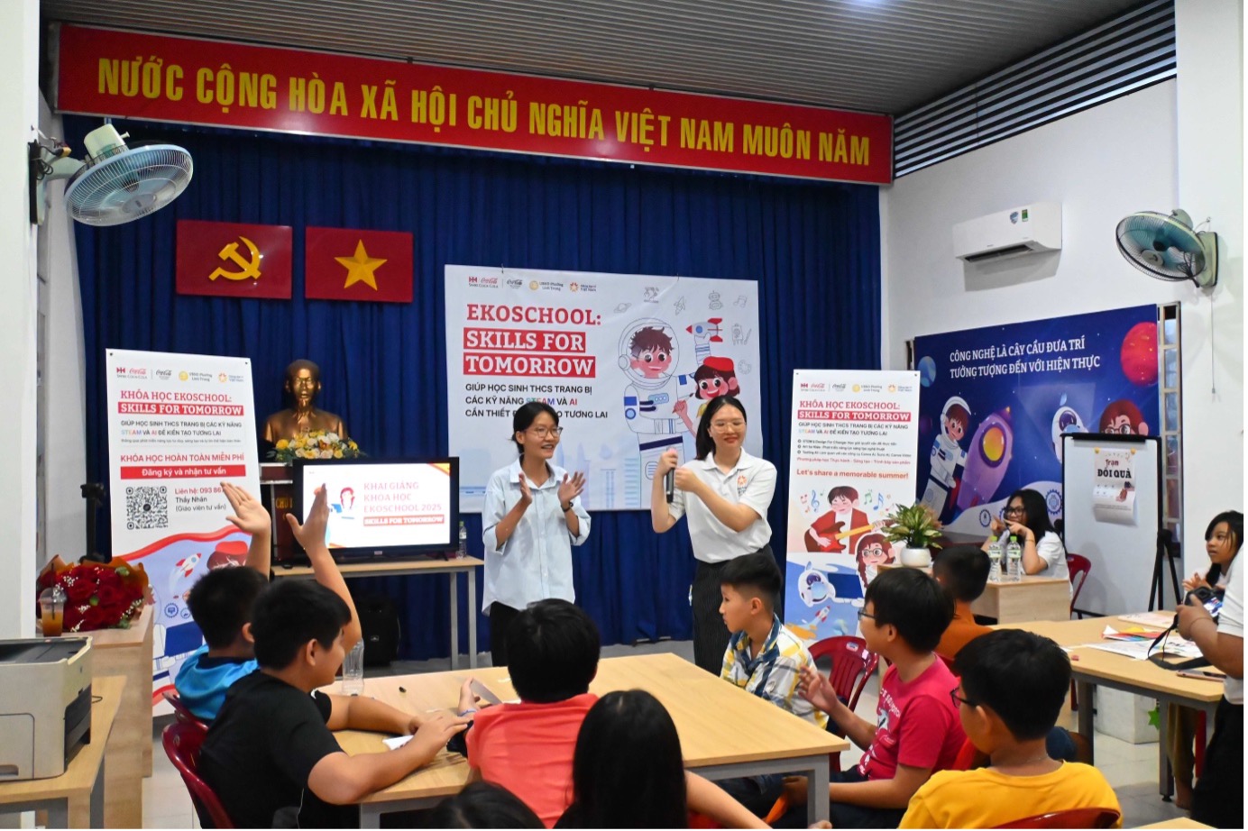 Khoá học EkoSchool miễn phí cho con em công nhân và người lao động