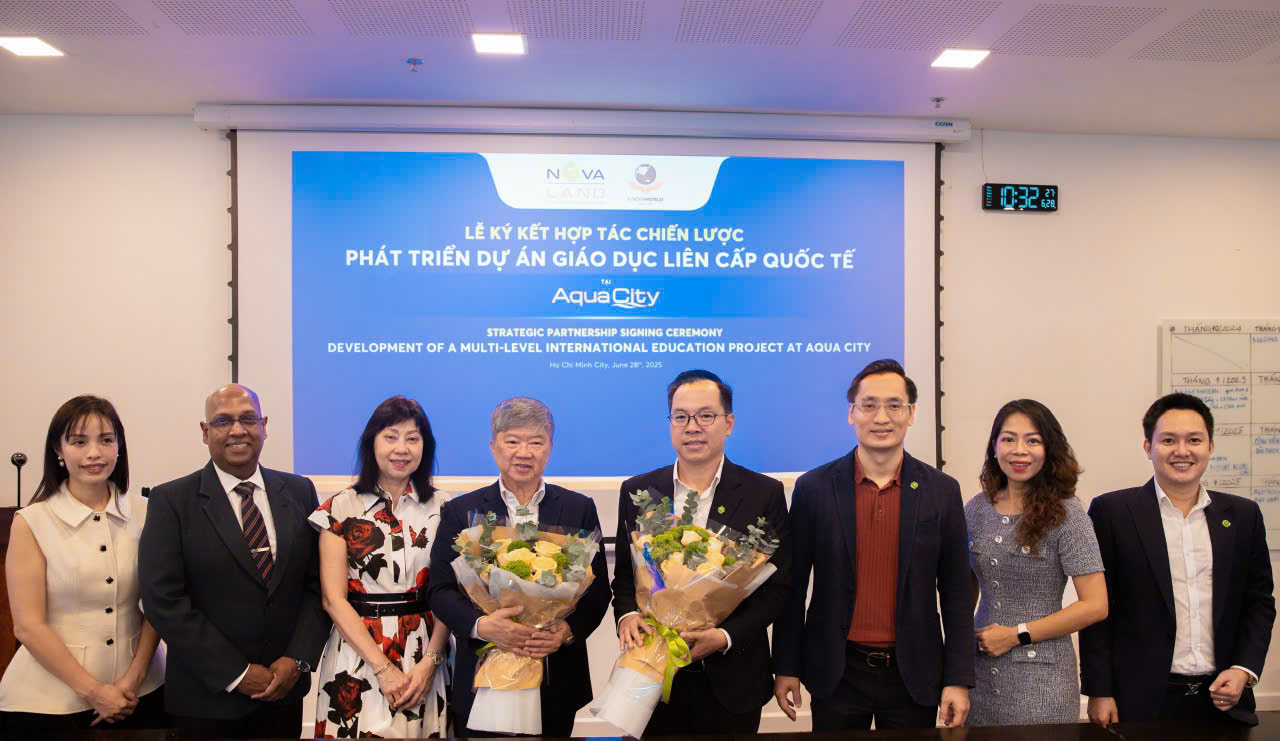 Aqua City phát triển trường liên cấp quốc tế 6 ha, hợp tác cùng Tập đoàn KinderWorld