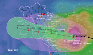 Bão số 5 Kajiki tăng 4 cấp sau gần 1 ngày hình thành, có thể mạnh tới cấp 13