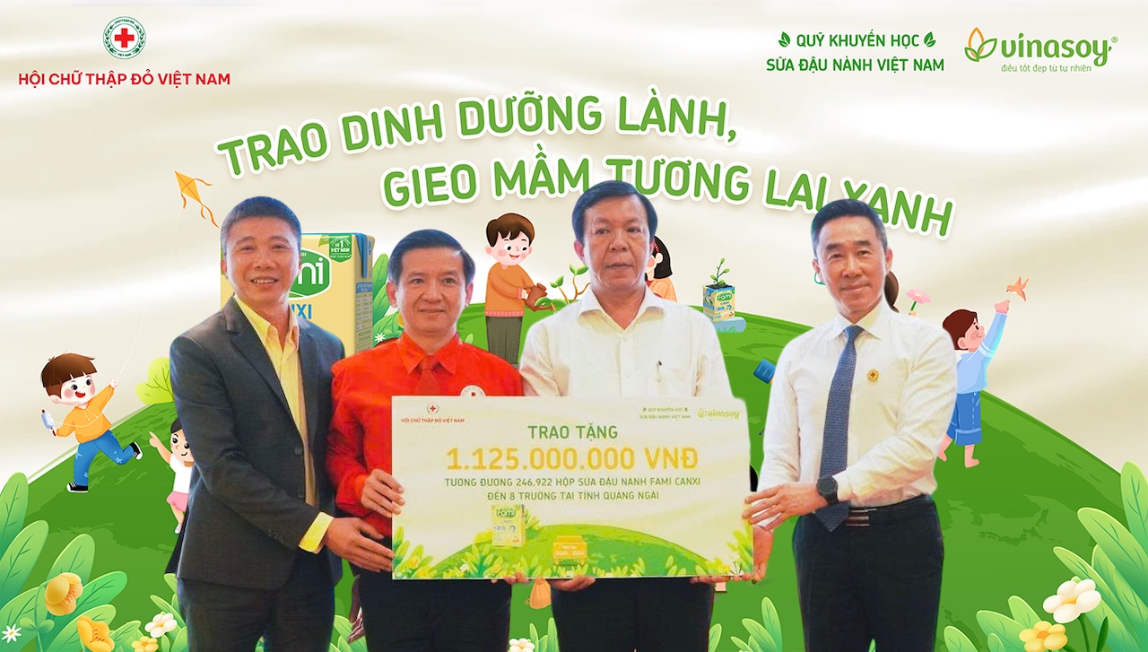 Hơn 13,3 triệu hộp sữa đậu nành đã được trao sau một thập kỷ lan tỏa dinh dưỡng lành