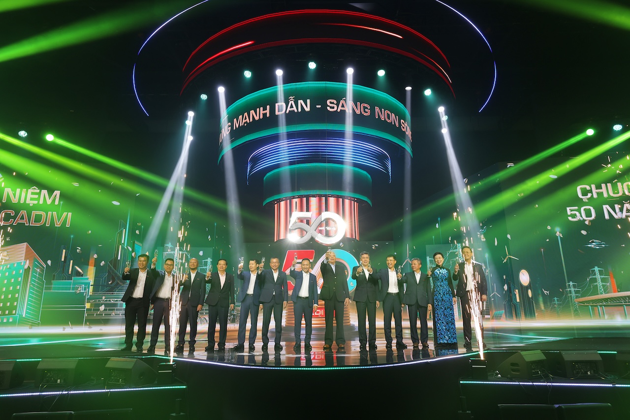 CADIVI kỷ niệm 50 năm thành lập với chủ đề “Vững mạch dẫn, Sáng non sông”