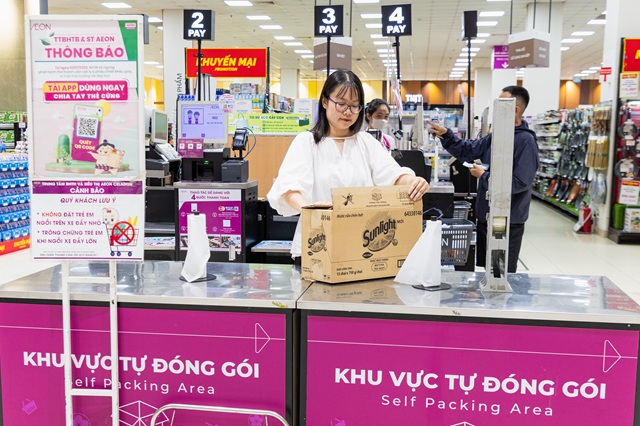 AEON giảm gần 10 triệu giao dịch dùng túi ni-lông trong 5 năm