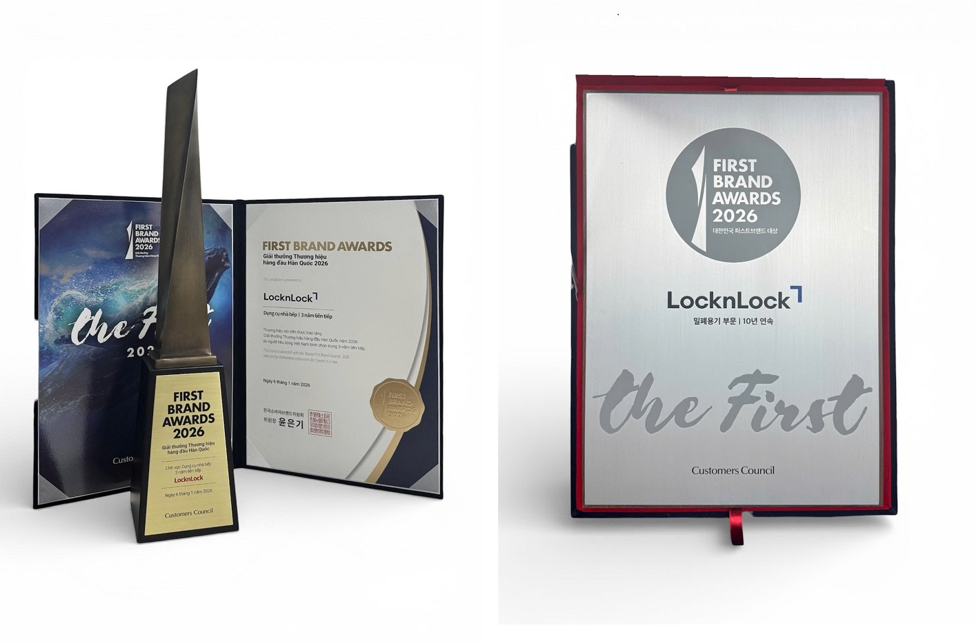 LocknLock lập cú đúp tại Giải thưởng “Thương hiệu hàng đầu Hàn Quốc năm 2026”