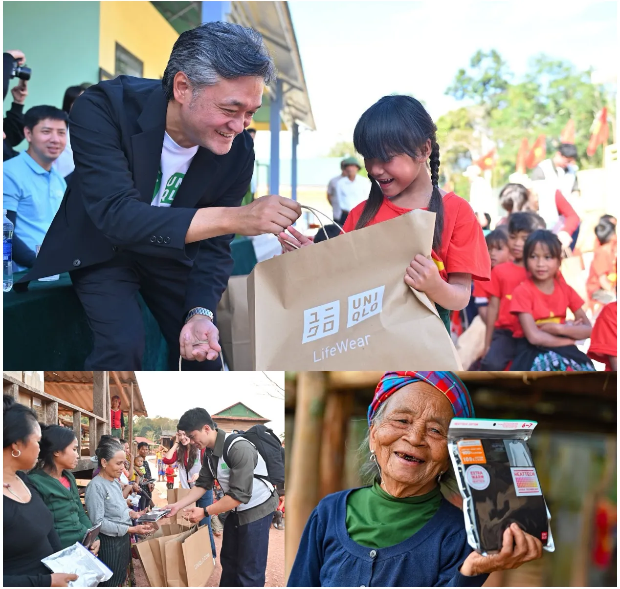 UNIQLO Việt Nam khánh thành công trình hỗ trợ giáo dục tại Quảng Trị, đồng thời trao tặng 5.000 áo giữ nhiệt và 1.100 áo khoác chần bông