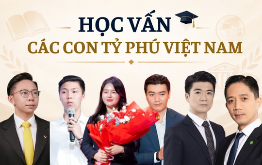 Con trai, con gái của những tỷ phú, doanh nhân giàu bậc nhất Việt Nam học trường nào?