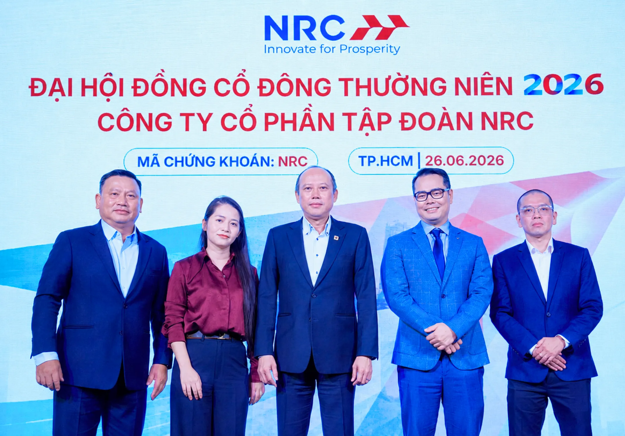  Tập đoàn NRC đặt mục tiêu doanh thu 1.200 tỷ đồng, mở chu kỳ tăng trưởng mới sau Đại hội đồng cổ đông 2026