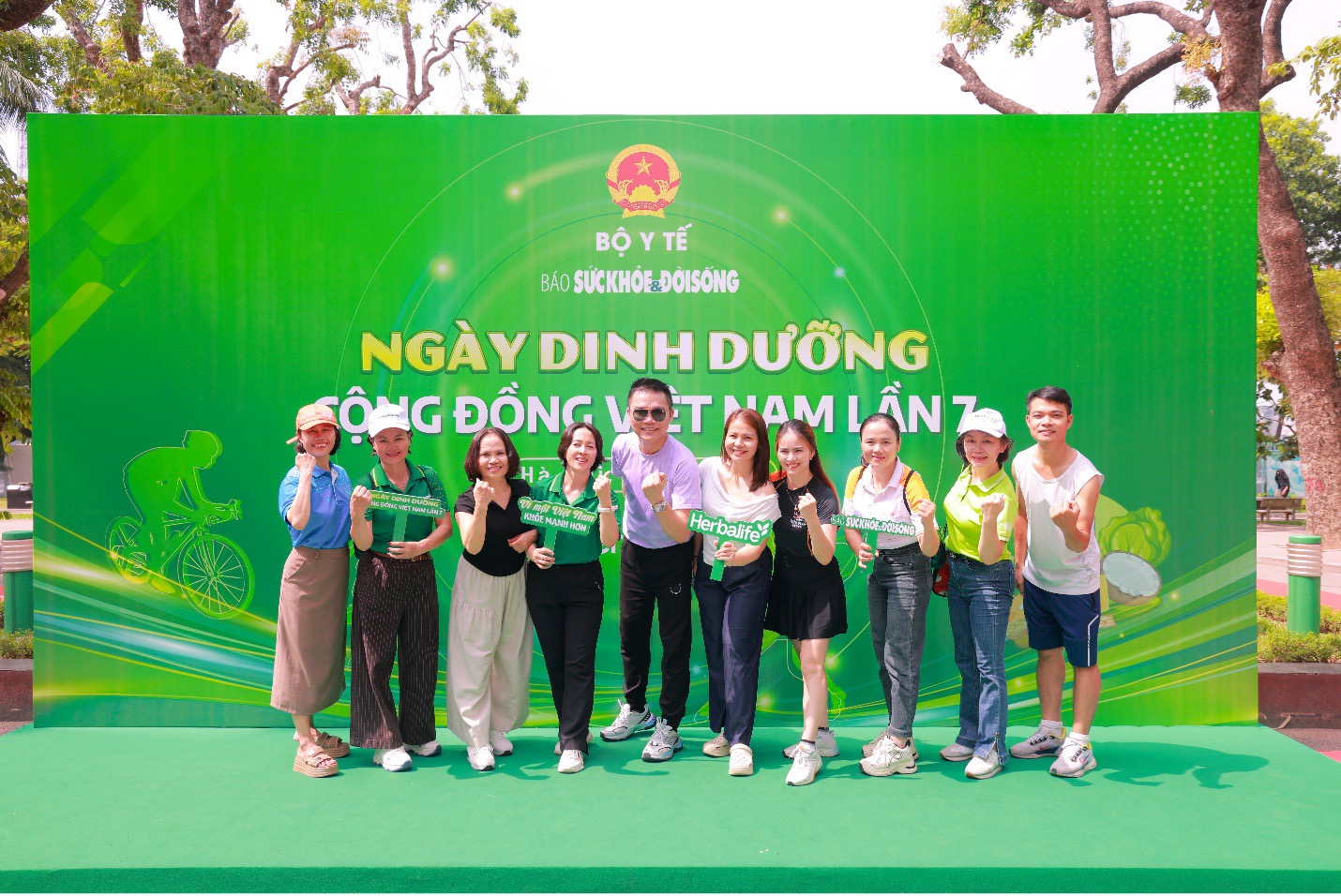 Herbalife Việt Nam đồng hành cùng Báo Sức khỏe & Đời sống tổ chức Ngày Dinh Dưỡng Cộng Đồng Việt Nam lần 7 tại Hà Nội để tiếp tục khuyến khích lối sống lành mạnh 