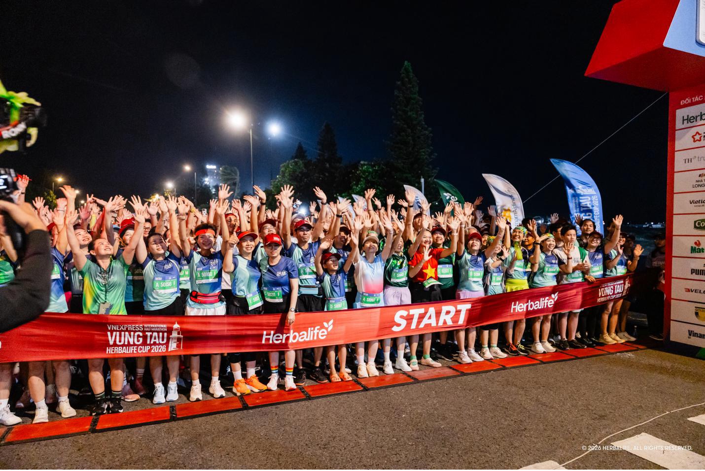 Herbalife Việt Nam tài trợ giải VnExpress Vung Tau International Half Marathon Herbalife Cup 2026 để khuyến khích lối sống năng động