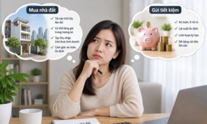 Nên mua nhà đất hay gửi tiết kiệm lúc này?