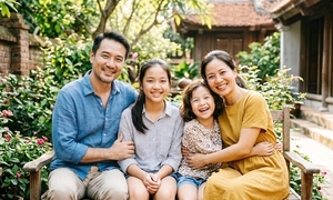 Gia đình có hai con gái dưới 16 tuổi có thể được hỗ trợ mua BHYT, sữa học đường