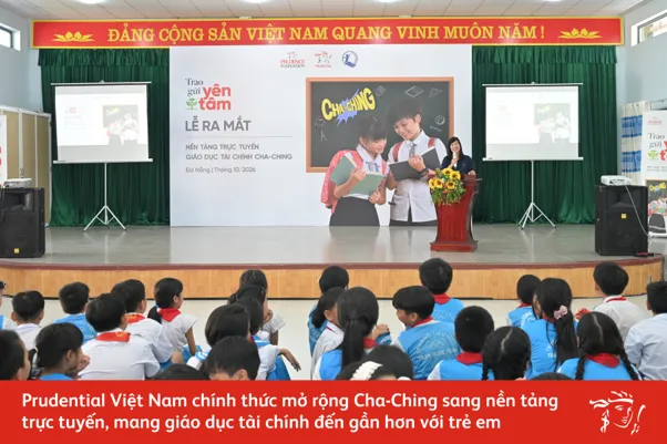 Prudential Việt Nam chính thức mở rộng Cha-Ching sang nền tảng trực tuyến, mang giáo dục tài chính đến gần hơn với trẻ em